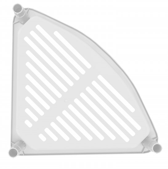 Стеллаж для ванной угловой Berossi Relax 39.63x27.5x68.7 см цвет снежно-белый