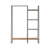 Вешалка напольная Скандинавия 110x147x38.5 см сталь цвет черный