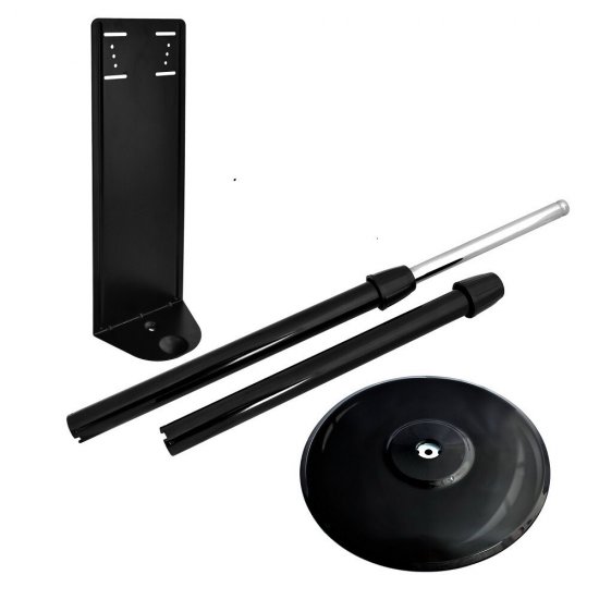 Стойка для диспенсера Puff нержавеющая сталь черный (8185)