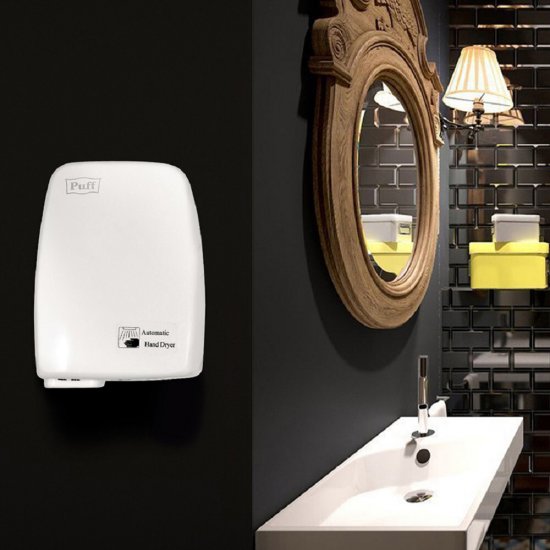 Сушилка для рук Puff 1200 Вт белая (120)
