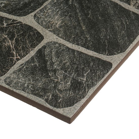 Керамогранит Cersanit Vilio темно-серый рельеф 298х298х8 мм (13 шт.=1,154 кв.м)