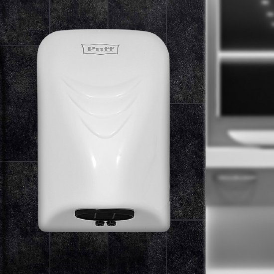 Сушилка для рук Puff 800 Вт белая (8814)