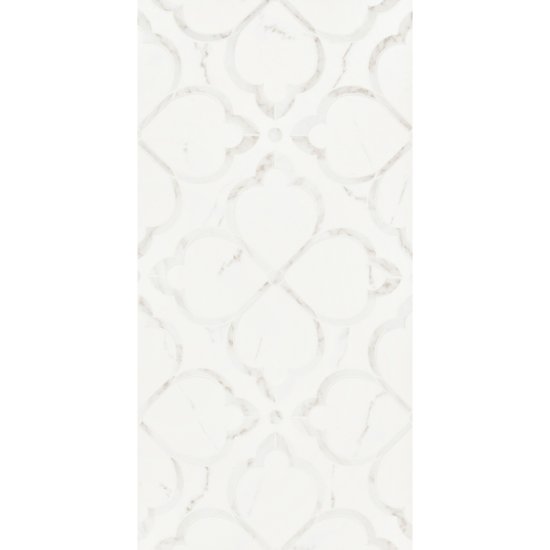 Плитка облицовочная Cersanit Carina белая цветы 598х298х8,5 мм (8 шт.=1,425 кв.м)