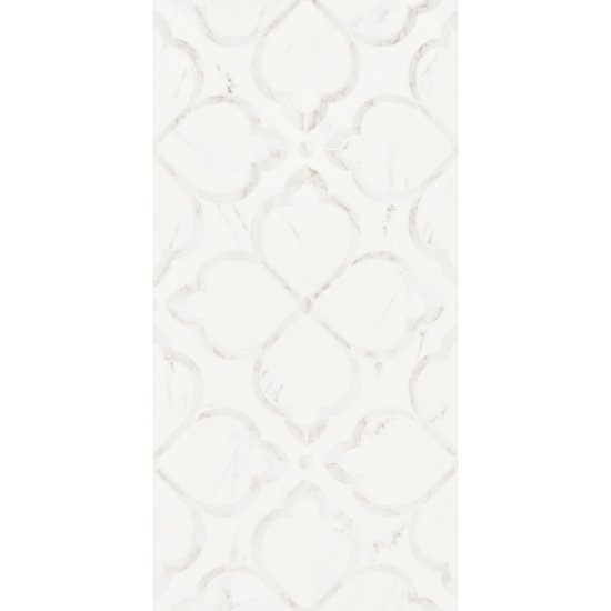 Плитка облицовочная Cersanit Carina белая цветы 598х298х8,5 мм (8 шт.=1,425 кв.м)