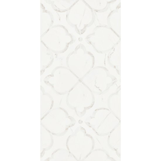 Плитка облицовочная Cersanit Carina белая цветы 598х298х8,5 мм (8 шт.=1,425 кв.м)