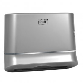 Диспенсер Puff для бумажных полотенец пластик хром (5135S)