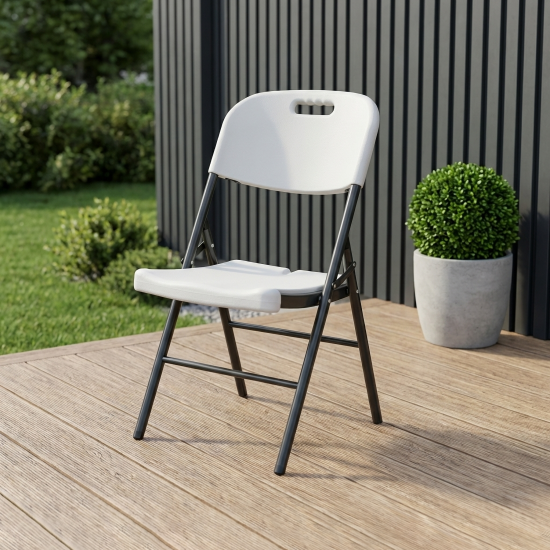 Кресло кемпинговое складное Winpex 45x50x87 см сталь серо-белый