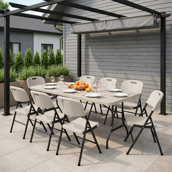 Кресло кемпинговое складное Winpex 45x50x87 см сталь серо-белый