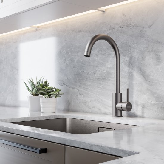 Смеситель для кухни Esko Modena MD519G общая высота 37 см цвет графит