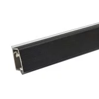 Плинтус для столешницы Квадро №006 240x1.3 см цвет черный