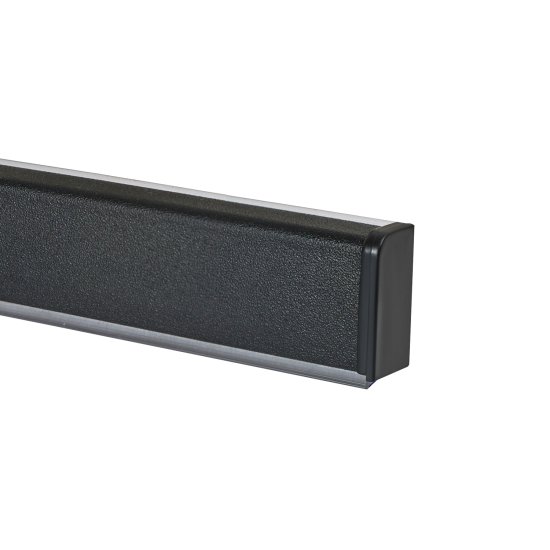 Плинтус для столешницы Квадро №006 240x1.3 см цвет черный