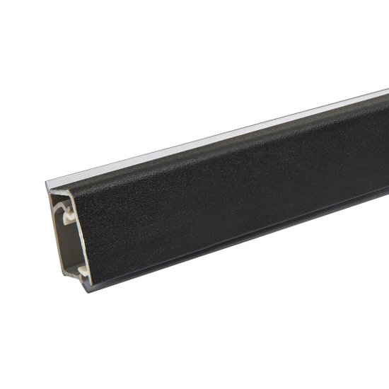 Плинтус для столешницы Квадро №006 240x1.3 см цвет черный