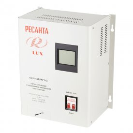 Стабилизатор напряжения Ресанта АСН-8000 Н/1-Ц  Lux однофазный 220 В 8 кВт навесной