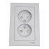 Двойная розетка Systeme Electric AtlasDesign