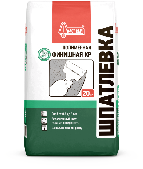 Шпаклёвка полимерная финишная Старатели KP 20 кг