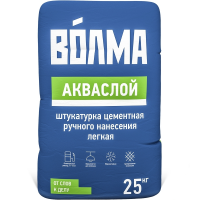 Штукатурка цементная Волма Акваслой 25 кг