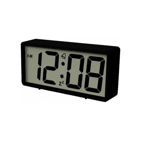 Часы-будильник Perfeo Tablo, черный, PF-S6118
