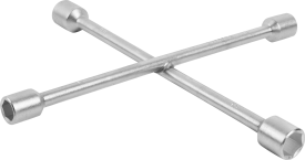 Ключ баллонный крестообразный Сибртех 14257 1/2 дюйма 17x19x21 мм длина 220 мм