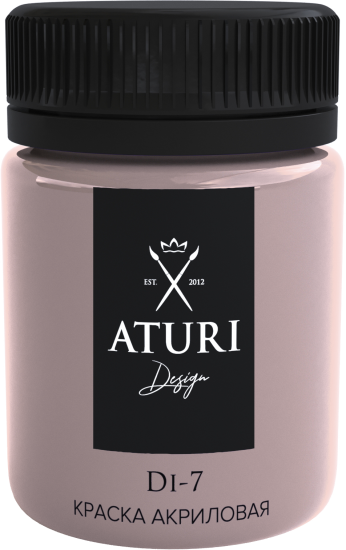 Краска акриловая Aturi Design глянцевая цвет кашемировая роза 60 г