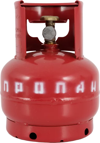 Газовый баллон с вентилем ВБ-2 с предохранительным клапаном 5 л