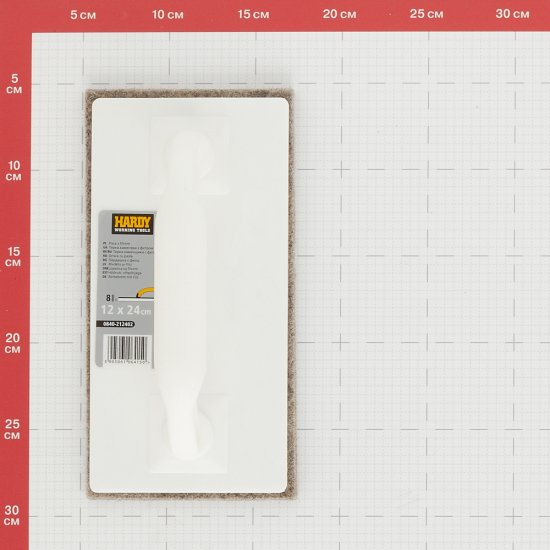 Терка фетровая Hardy (0840-212402) 240х120 мм губка 8 мм