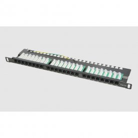 Патч-панель TWIST PP-19-0.5U-IDC-24-C5E-TWCS