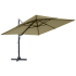 Зонт с боковой опорой Naterial Sombra 392x293 см h270 прямоугольный бежевый