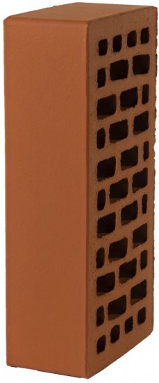 Кирпич облицовочный BRAER M150 красный гладкий 250x120x65 мм 1 НФ