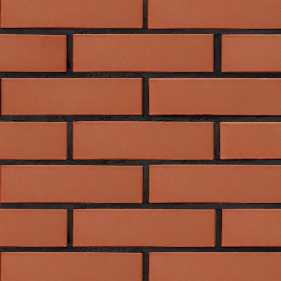 Кирпич облицовочный BRAER M150 красный гладкий 250x120x65 мм 1 НФ