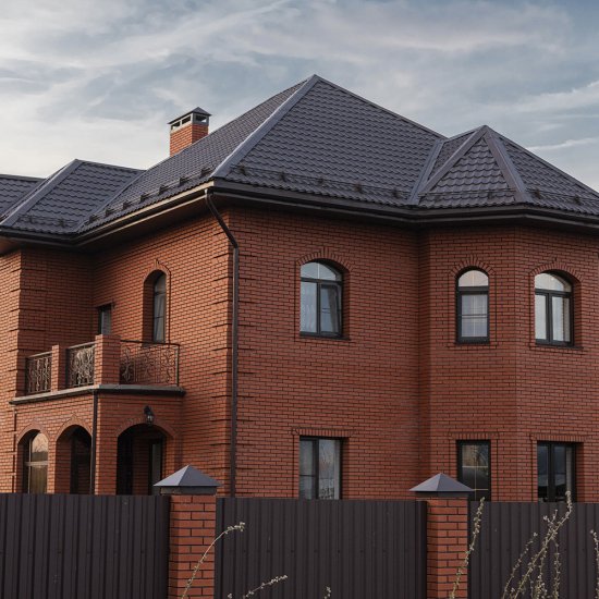 Кирпич облицовочный BRAER M150 красный гладкий 250x120x65 мм 1 НФ