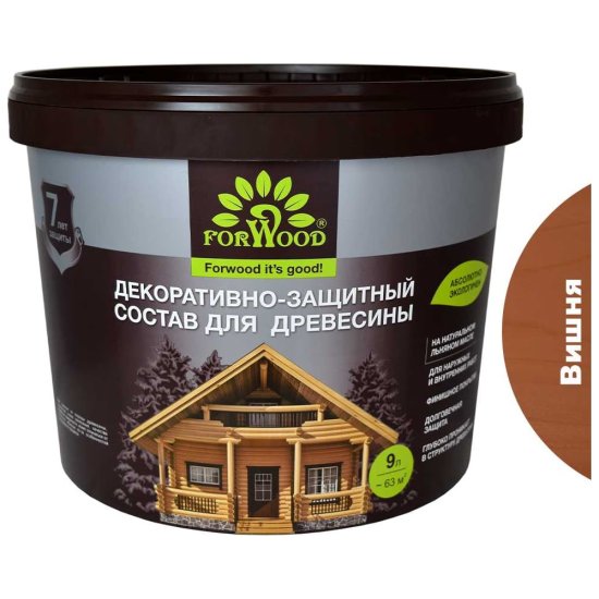 Декоративно-защитный состав для древесины Forwood ВДПФ-1601