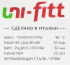 Гибкая подводка для смесителя UNI-FITT М10x15 1/2 40 см со штуцером