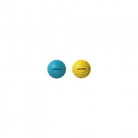 Массажный мяч для стоп и тела LivePro Foot Massage Ball, синий/желтый