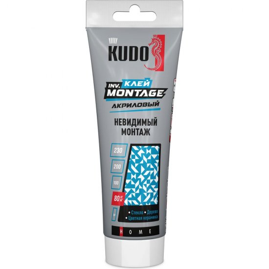 Клей для невидимого монтажа KUDO home invisible мontage