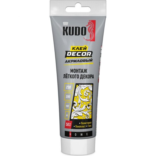Клей для монтажа легкого декора KUDO home décor