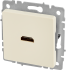 Розетка HDMI встраиваемая IEK Brite РHDMI-0-БрКр цвет бежевый