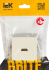 Розетка HDMI встраиваемая IEK Brite РHDMI-0-БрКр цвет бежевый