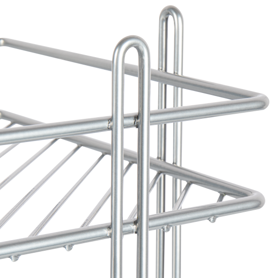 Полка для душа ProfFero С27414 угловая 2 яруса цвет хром матовый