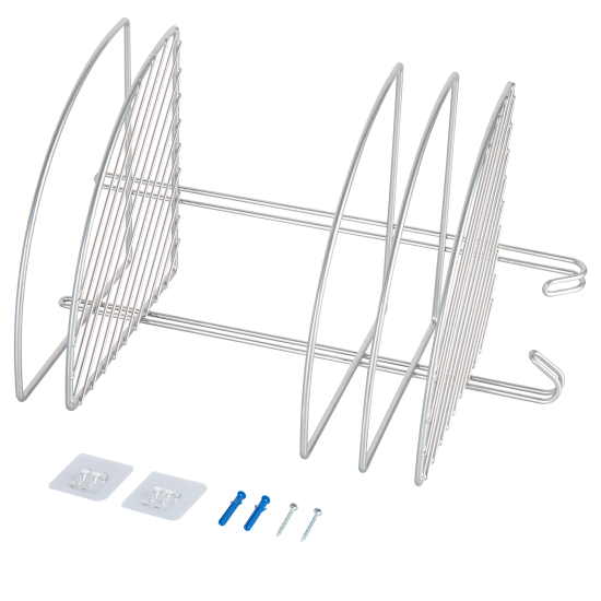 Полка для душа ProfFero С27414 угловая 2 яруса цвет хром матовый
