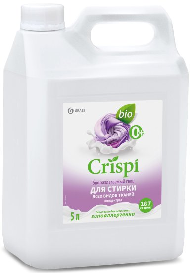 Гель для стирки всех видов тканей Crispi 5 л