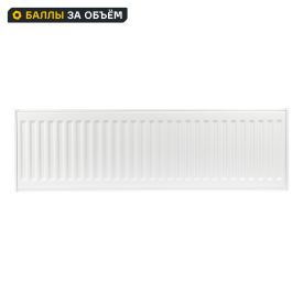 Радиатор панельный Neolaser Compact 22 300x1000 боковое подключение сталь белый