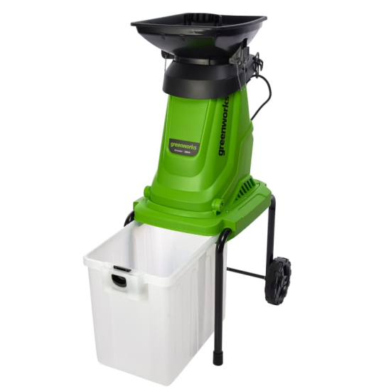 Измельчитель садовый электрический Greenworks 2800 Вт