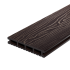 Террасная доска Decking цвет Темный орех 3000x150x24 мм двусторонняя вельвет/структура дерева 0.45 м²
