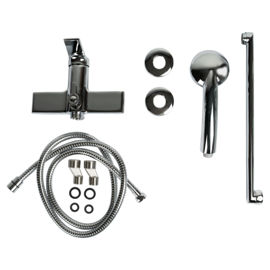 Смеситель для ванны Osgard Sparv 19223 однорычажный универсальный с лейкой и шлангом цвет хром