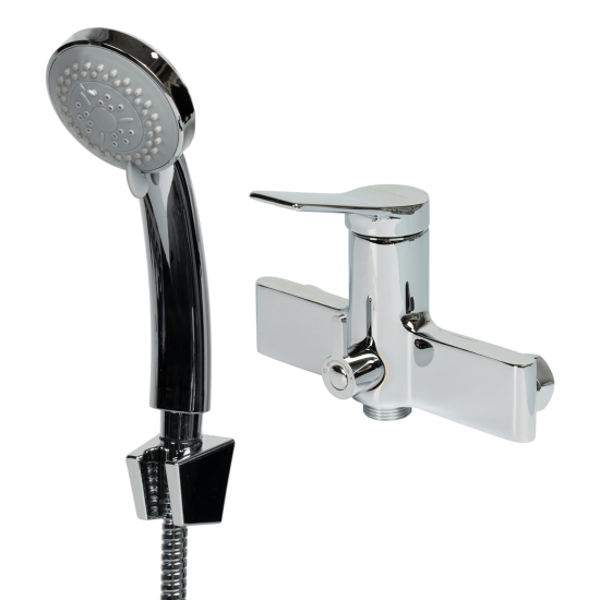 Смеситель для ванны Osgard Sparv 19223 однорычажный универсальный с лейкой и шлангом цвет хром