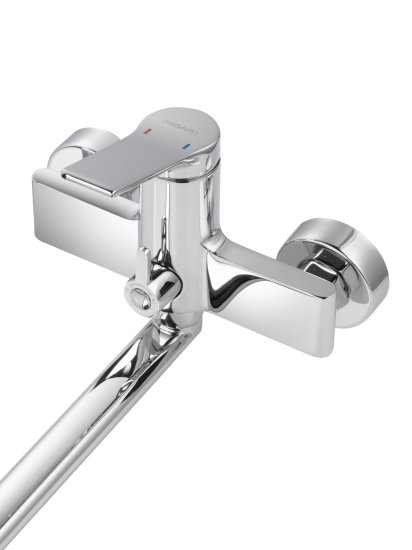 Смеситель для ванны Osgard Sparv 19223 однорычажный универсальный с лейкой и шлангом цвет хром