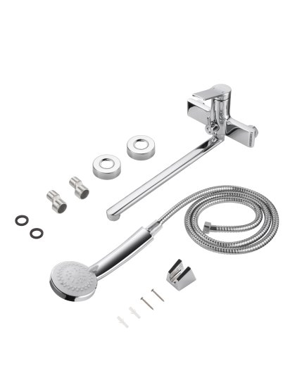 Смеситель для ванны Osgard Sparv 19223 однорычажный универсальный с лейкой и шлангом цвет хром