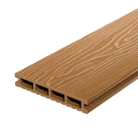 Террасная доска ДПК Decking цвет Медовый клен 3000x150x24 мм двусторонняя вельвет/структура дерева 0.45 м²