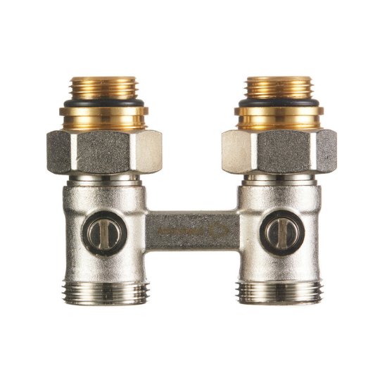 Узел нижнего подключения Arrowhead 1/2 НР(ш) х 3/4 НР(ш) ЕК для радиатора (216032)