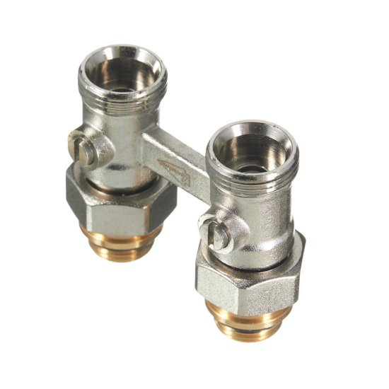 Узел нижнего подключения Arrowhead 1/2 НР(ш) х 3/4 НР(ш) ЕК для радиатора (216032)